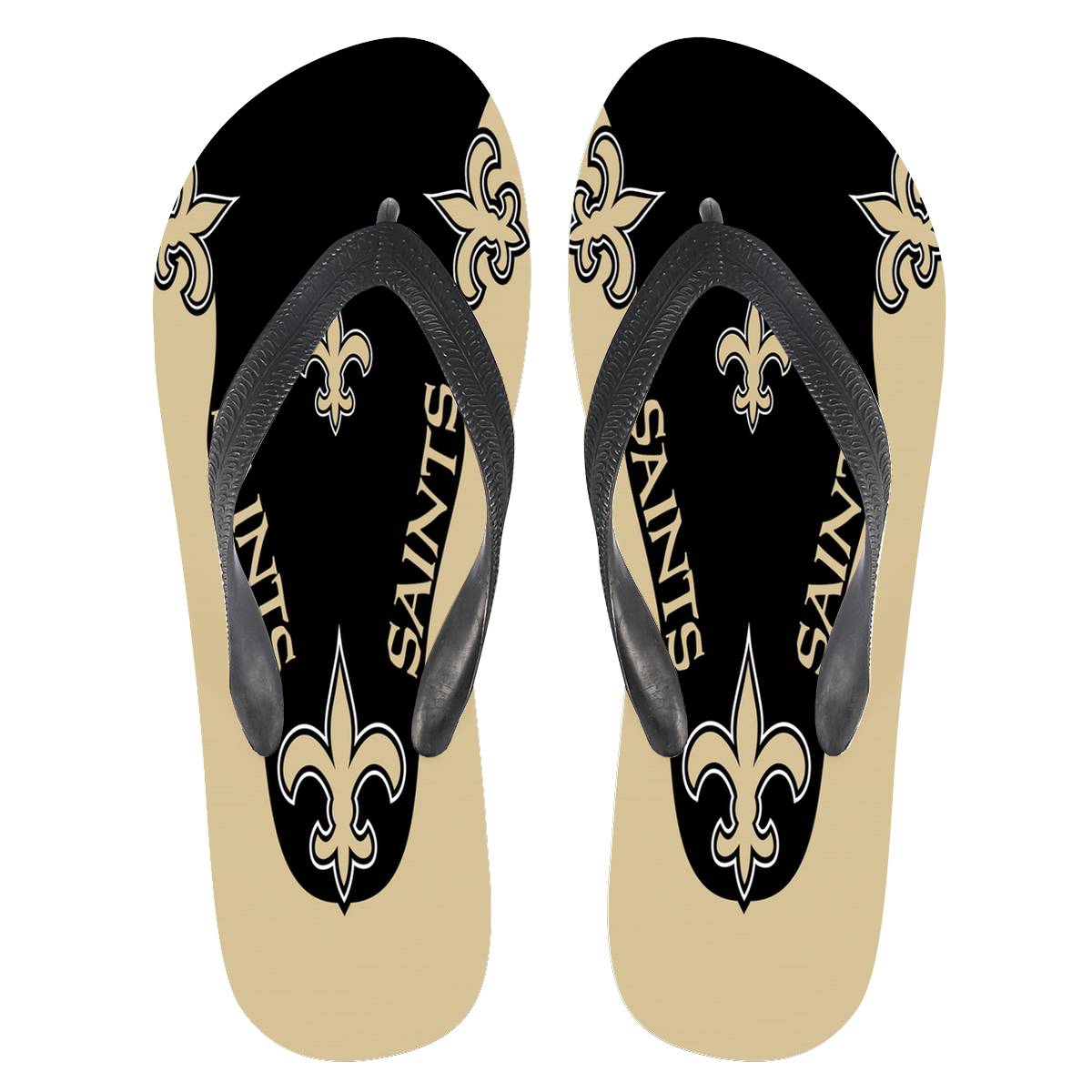 All Sizes New Orleans Saints Flip Flops 001
